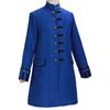 Medieval Steampunk Gothic Clothing Jacket Stand-up Collar Long Coat Vintage Stand-up Collar Uniform Long Coats With Buttons