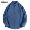 Men's Pure Cotton Denim Long Sleeve Casual Shirt