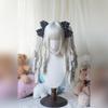Lolita Style Curly Double Ponytails Wig | Heat Resistant Synthetic Hair with Bangs for Cosplay, Halloween, Anime Theme Part
