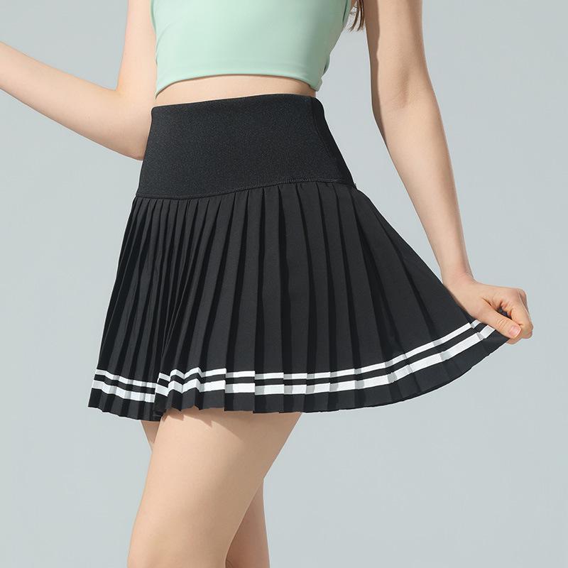 Gonna da Tennis Asciugatura Rapida Stile Accademico Francese - Traspirante, Pieghettata, Abbigliamento Casual da Fitness per Esterno