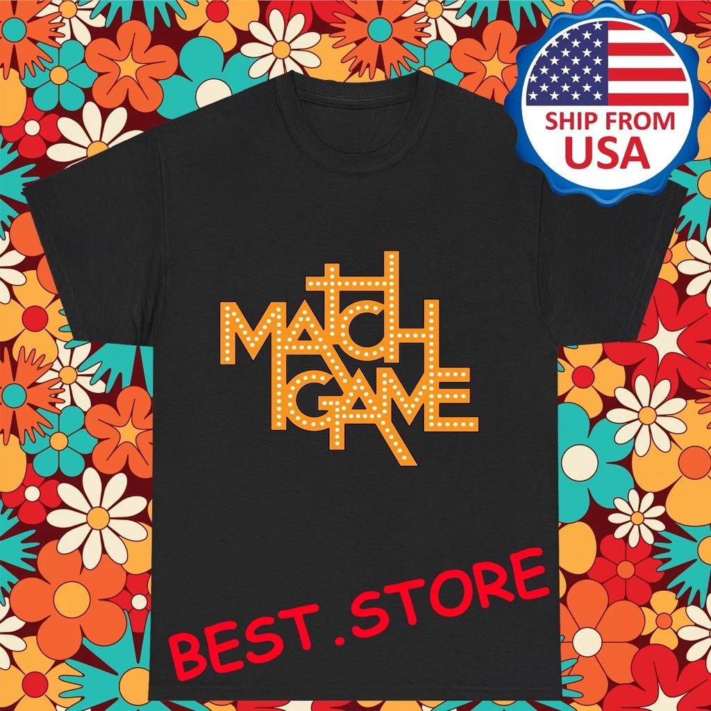 Match Game Show Men's Black Size S-5XL