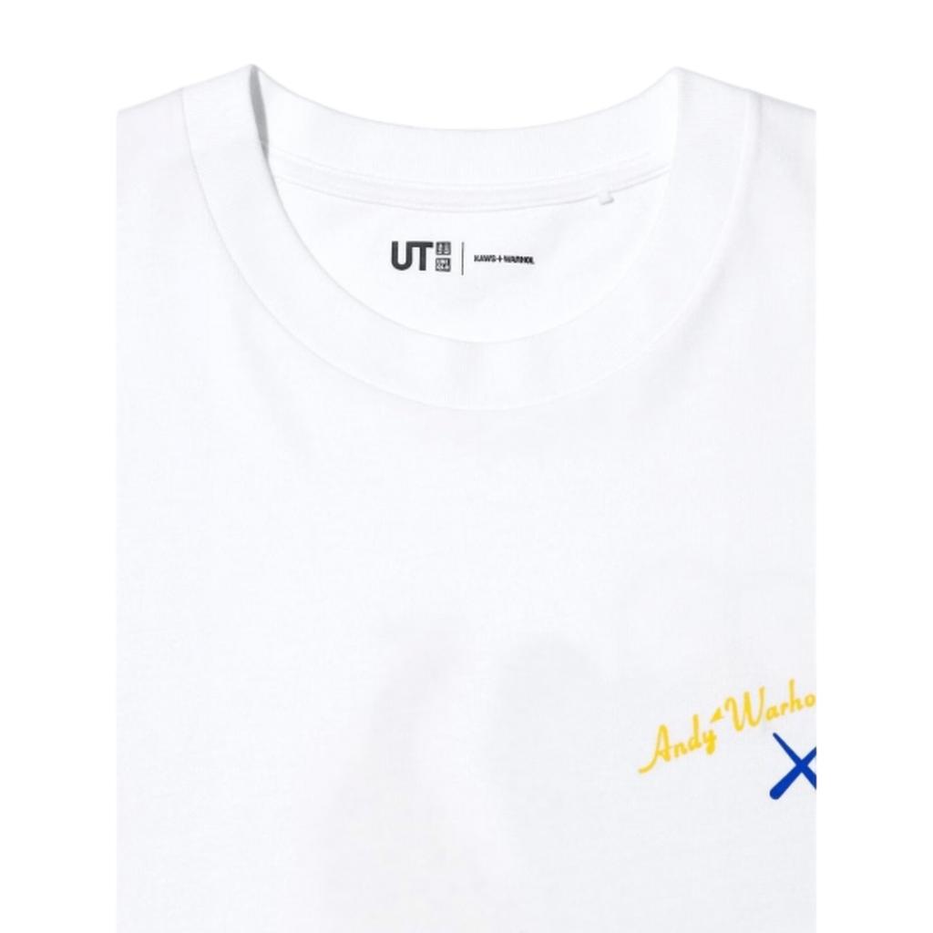 Tričko KAWS x Uniqlo Warhol UT Grafické Bílé