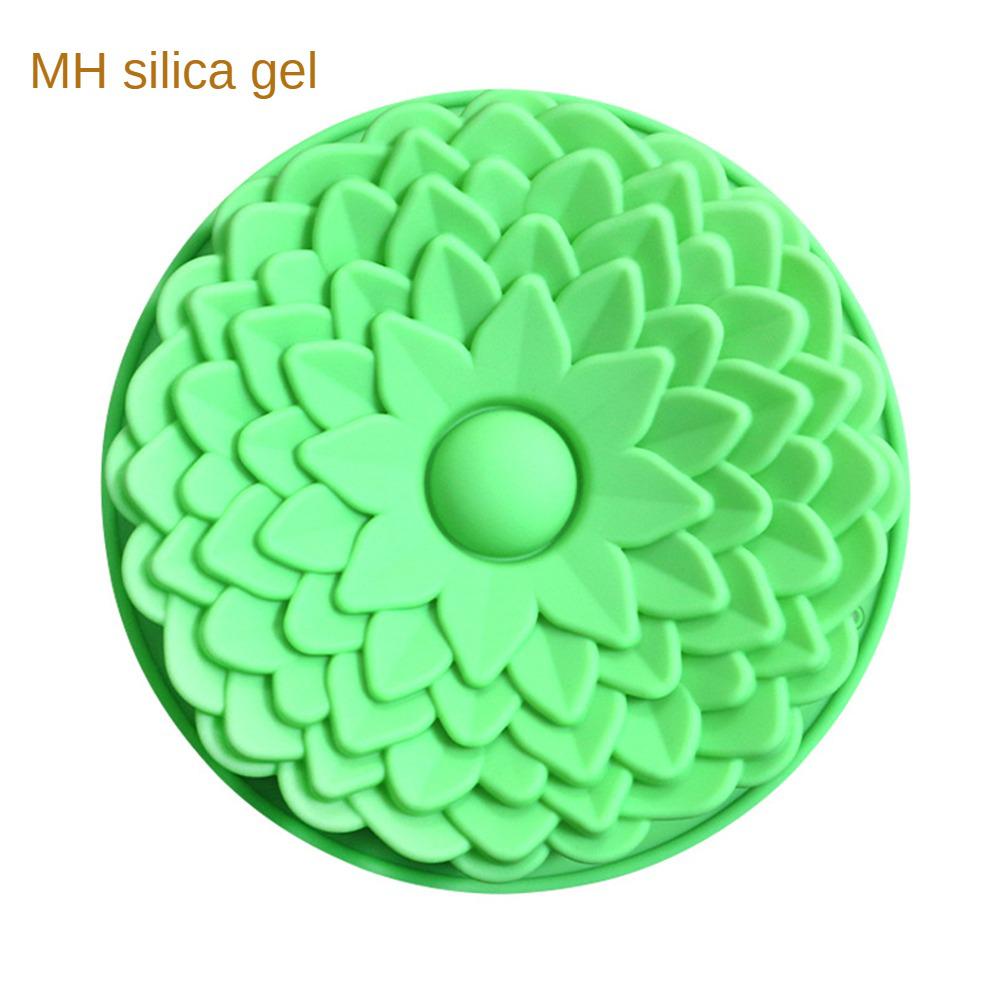 

Форма для выпечки Торт Выпечка Легко чистить Гибкая и прочная Товары для дома Форма Подсолнух Силикон Широко используется Подходит для выпечки зелёный