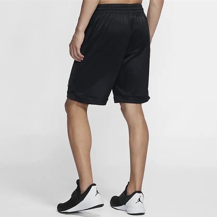 Jordan Quick-Dry Breathable Basketball Training Shorts Men Bottoms Black AR4316-010