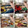 One Punch Man Saitama Area Rug, Anime Character Floor Mat, Non Slip Carpet for Living Room Bedroom Home Decor, Easy Clean Indoor Rug