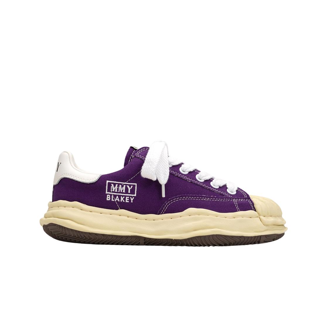 

Maison Mihara Yasuhiro Blakey Vl Og Sole Canvas Low-top Sneakers Purple EU 36