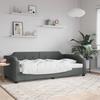 Vidaxl Sofa With Sleeping Function, Dark Gray, 90X200 Cm, Upholstered In Fabric
