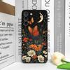 Aesthetic Moon Butterfly Flower Phone Case for OPPO Reno 13 12 F 11 10 Pro Plus A58 A79 Find X5 X3 Lite X8 X7 Frosted Soft Cover