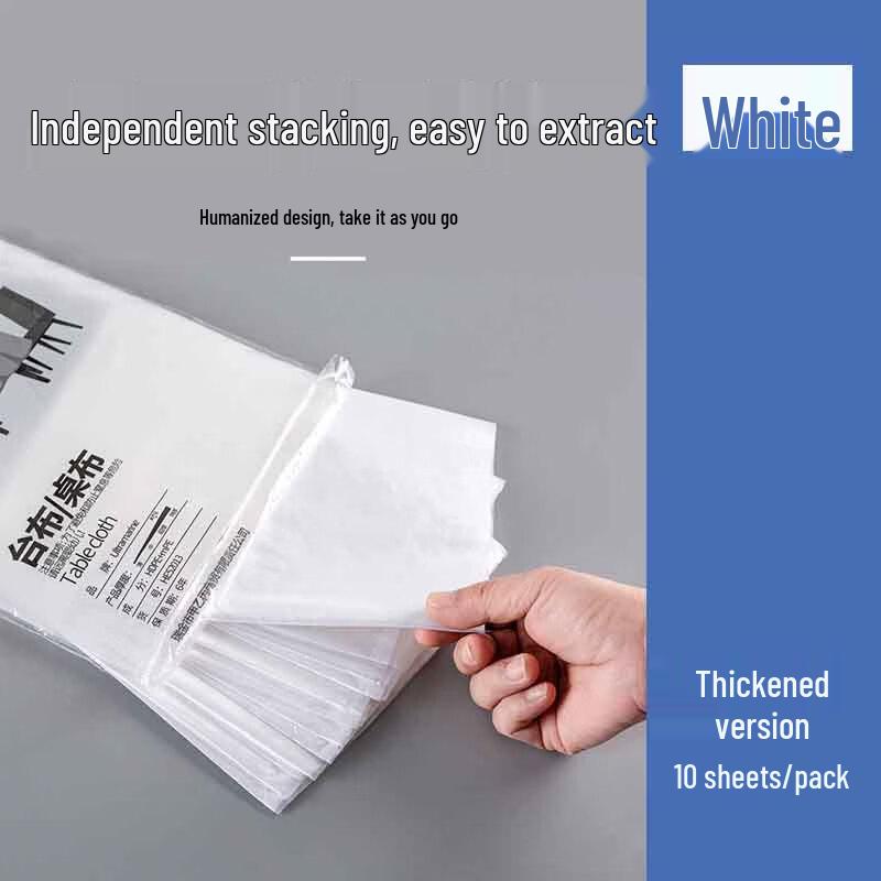 

Tingle Thickened Disposable PE Plastic Tablecloth