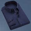 Spring Main Promotion Men's Long-sleeved Shirt Business Casual Solid Color Bottoming Close-fitting Clothing