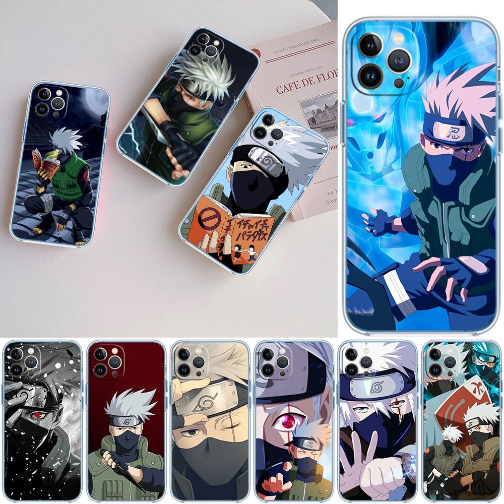 PP49 Naruto Kakashi Soft Shell Transparent Phone Case for Motorola Moto G7 G8 G9 G84 G85 G73 G24 G15 Z2 Play Power Plus