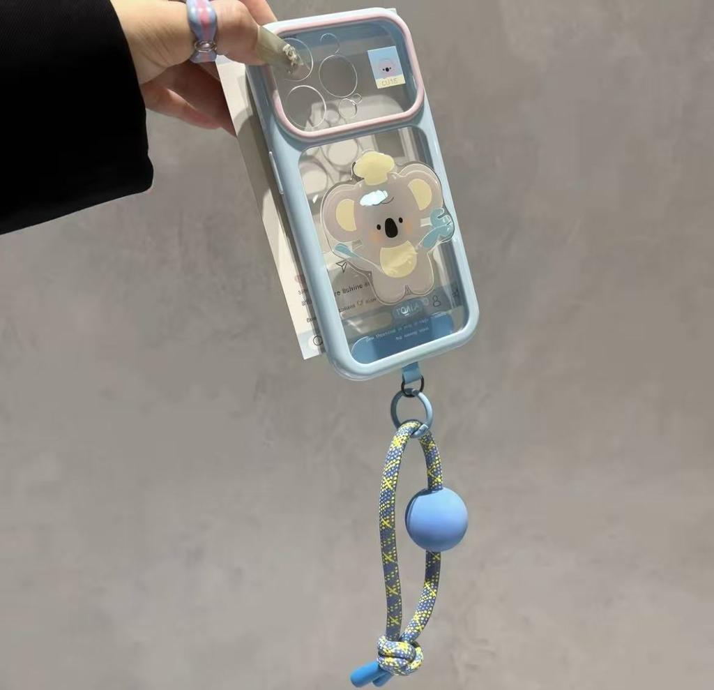 West Highland Bracket Lanyard Seconds Change Apple 11promax for iPhone 11 Transparent Dopamine Star Shell