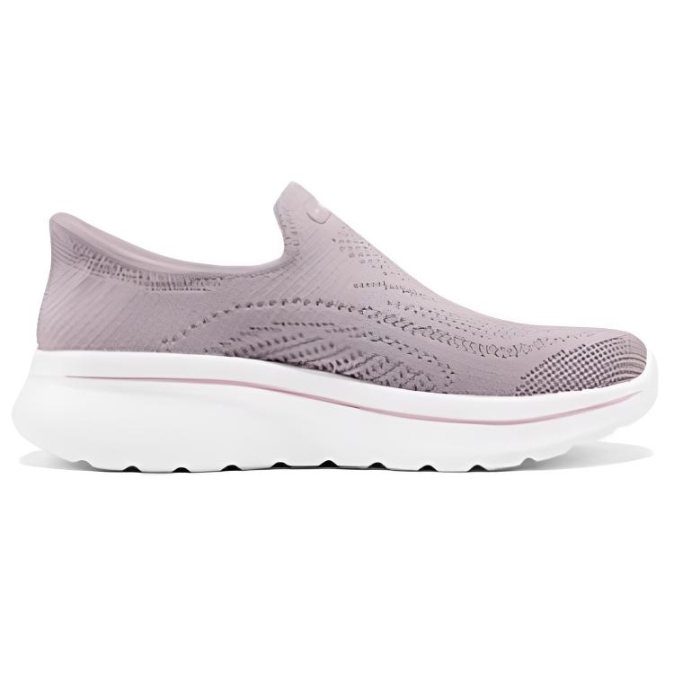 Skechers Go Walk Wsuwane Wygodne Oddychające Lekkie Codzienne Buty Damskie Trampki Różowo-Białe 125843-MVE