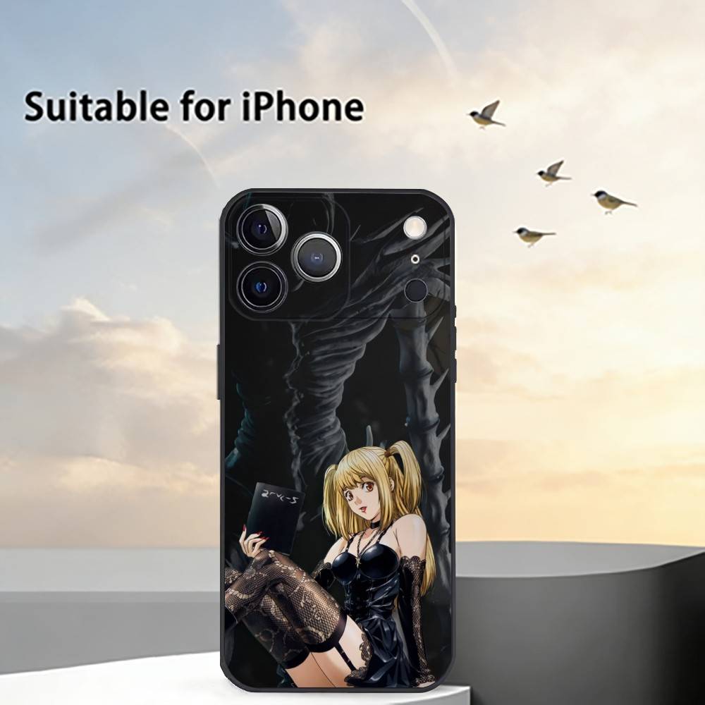 Death Note Amime Phone Case For iPhone 17, 16,15,14,13,12,11 Plus,Pro Max, Others Soft Black Cover