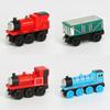Colorful Wooden Magnetic Train Set For Kids With Interactive Push-pull Features