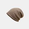 Pile hat women's autumn and winter crimping cold hat retro winter warm knitted hat