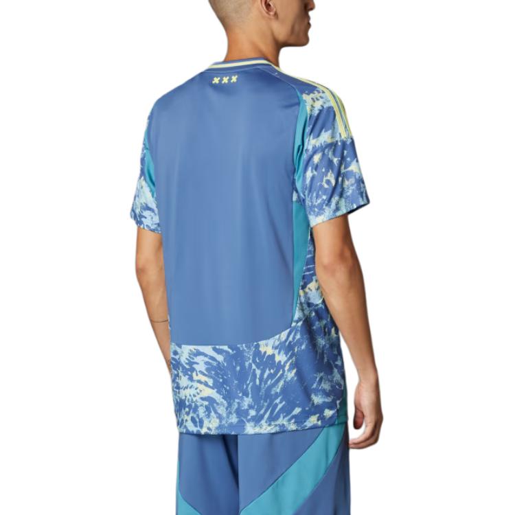 adidas Ajax Amsterdam 24/25 Away Jersey With Alphanumeric Print Men Tops Blue IT6162