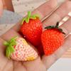 3D Strawberry Model: Red Strawberry & Cream Display Prop for Film, TV & Photography
