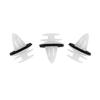 10PCS Door Trim Panel Retainer Clip Rivets Plastic For Nissan March K12 Avenir W11 NV200 M20 Patrol Y61 Prairie M12 Expert VW11