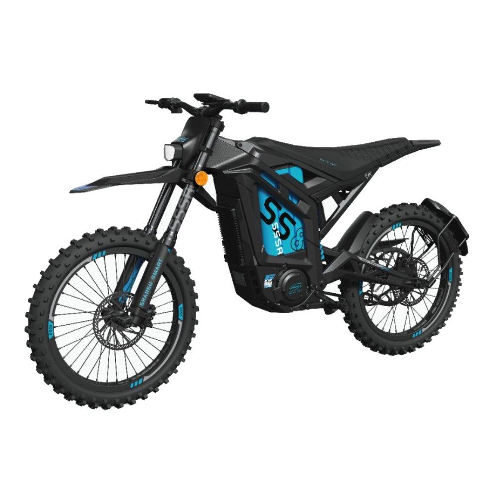 SHANSU SS-8.0 Hochleistungs-Elektromotorrad 72V40AH Batterie mit ultrahoher Kapazität Erweiterte Reichweite für Langstreckenfahrten & Offroad-Abenteuer