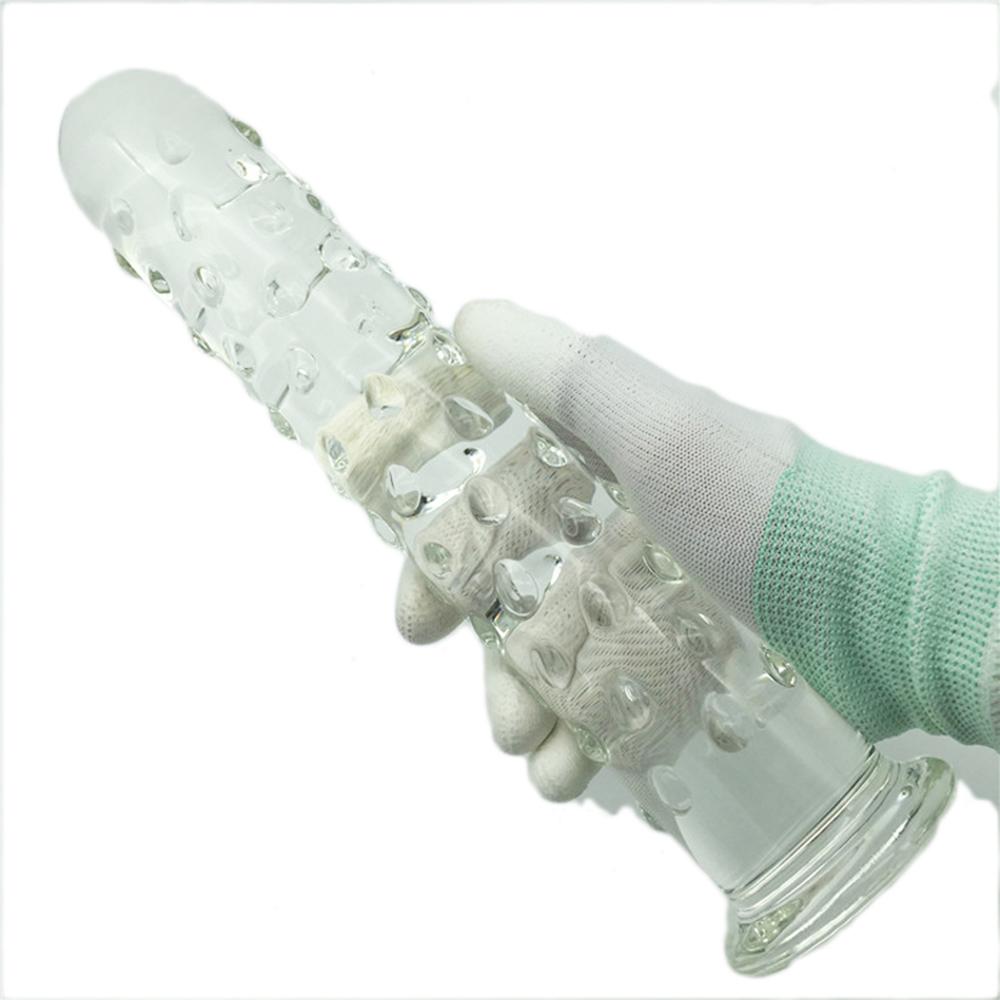 27cm Large Glass Dildo Anal Butt Plug Sex Toy Huge Wand Ass Play Vagina Women Man Stimulate Orgasmic Masturbation 10In BackDoor