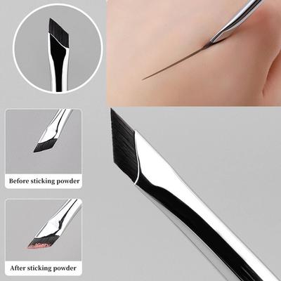 Blade Eyeliner Brush Ultra Thin Fine Angle Flat Eyebrow Brush Under The Eyes Place Makeup Brush Precise Brush