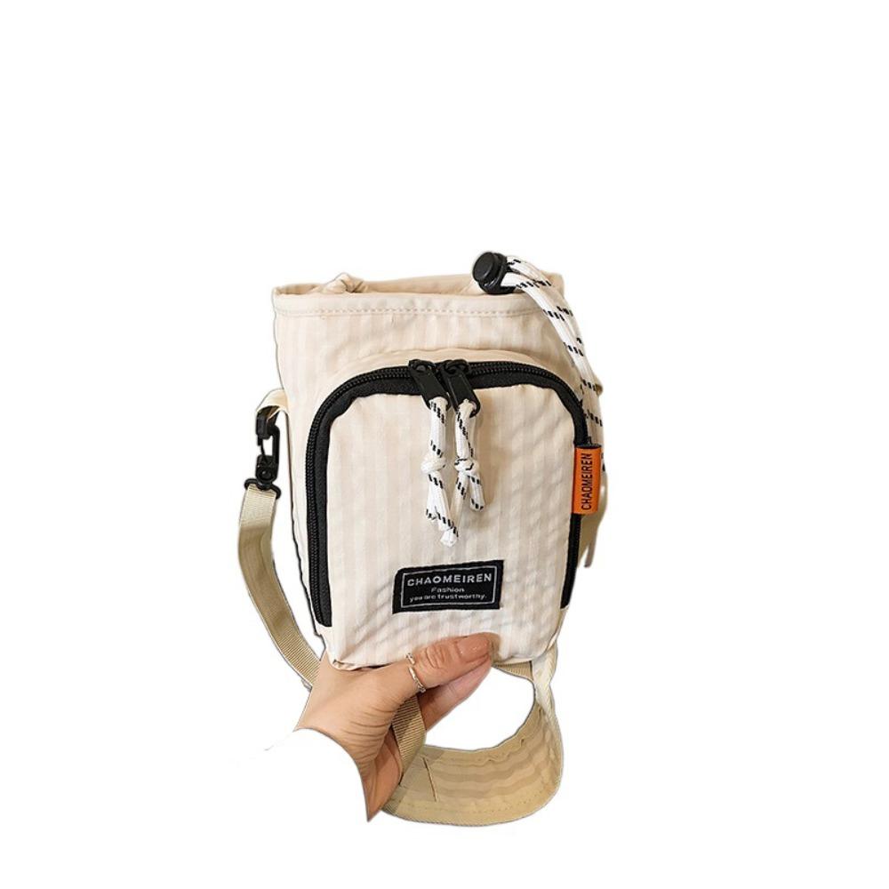Large Capacity Nylon Crossbody Bag Adjustable Strap Mobile Phone Pouch  Outdoor