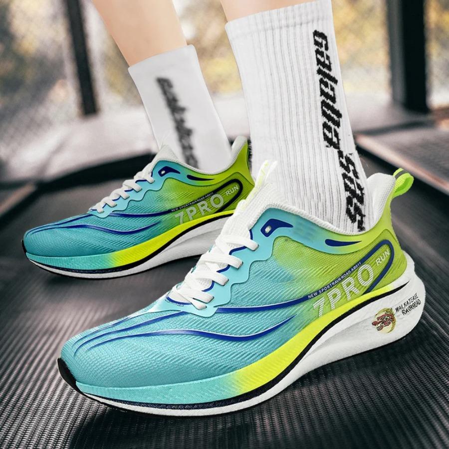 2025 Summer Men's Running Shoes New Professional Carbon Plate Sports Training Shoes Outdoor Non-slip Shock-absorbing
