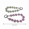 Flower Beaded Mobile Phone Lanyard Crystal Gradient Phone Wrist Lanyard  DIY Hanging Pendant