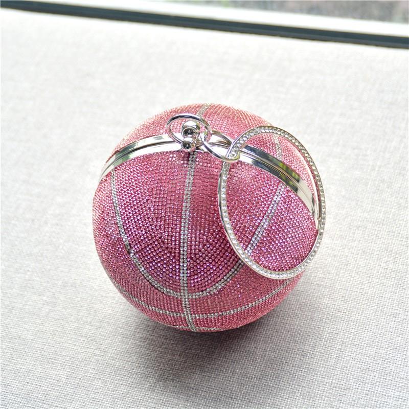 Studded Basketball Shape Crossbody Bag Women