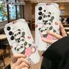 Phone Case: 2D Flat Samsung Galaxy A34 A35 S20 S22 S21 FE Plus Ultra Protective Case, Teacup Stack Panda, Christmas Halloween Holiday Gift