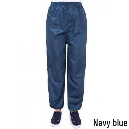 

Унисекс Тонкие Антистатические Пыленепроницаемые Брюки с Карманами - Моющаяся Защитная Одежда для Чистых Помещений