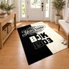 Besiktas JK Custom Name Personalized Rug Non‑Slip Doormat Floor Carpet Housewarming Birthday Gift for Family Friends