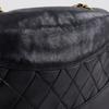 CHANEL Matelasse Shoulder Bag ChainShoulder vintage black lambskin Women Used