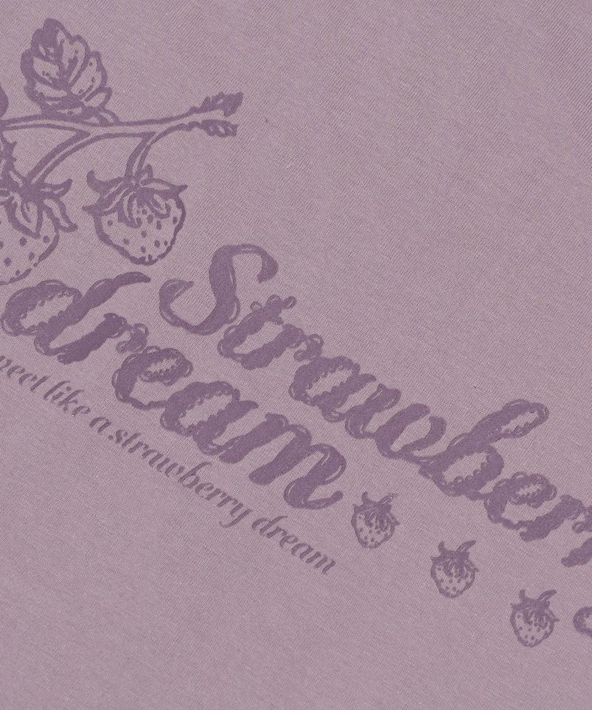 ROIDESROIS Sweet Strawberry Dream Short Sleeve T-Shirt (Lavender)