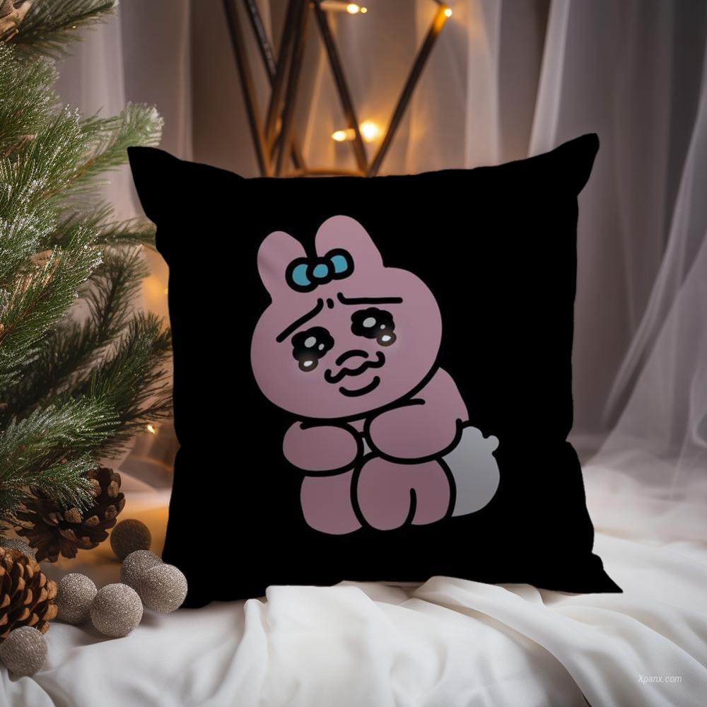 Kawaii O-Opanchu Usagi Kissenbezug Premium Komfort Wendbare Kissenhülle -Zwei in Einem Design für Jeden Raum & Autoinnenraum