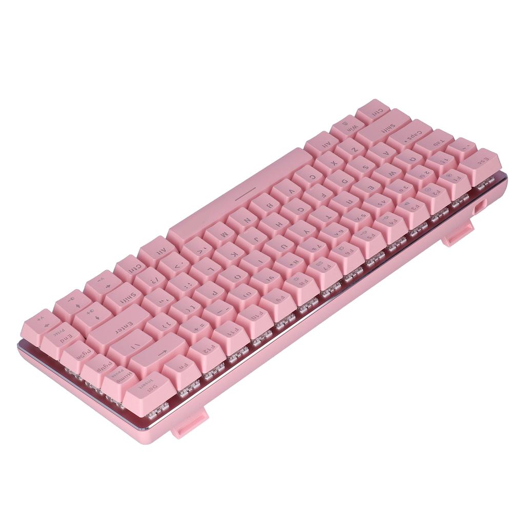 USB Keyboard 82 Keys White Light 8 Lighting Modes Mechanical Computer Parts for Win XPOS XRed