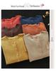 Women's Retro Knit Cotton Cardigan: Round Neck, Long Sleeve, Autumn Casual Short Sweater.