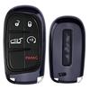 Chrome Black TPU Key Fob Case For Dodge Charger Challenger Jeep Chrysler, Etc