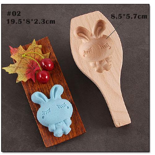 Wooden Pastry Mould Mung Bean Cake Mold Baking Tool 3d Ice Cream Diy Kitchen Household Products A Snack Accessories Party Gift