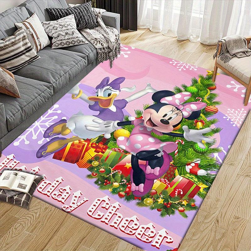 1 Stück Minnie Teppich, Schlafzimmer und Spielzimmer, Langlebig, Fleckenresistent und Leicht zu Reinigen, Wohnzimmer
