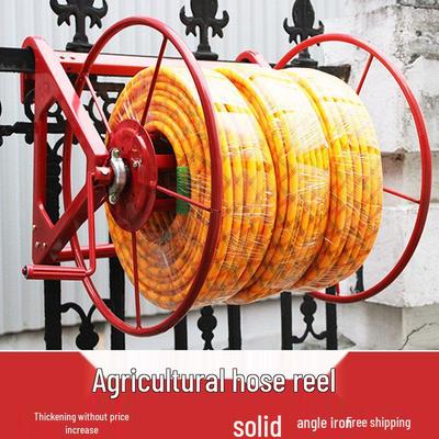 High-Pressure Anti-Tangle Hand-Crank Agricultural Spraying Hose Reel Rack