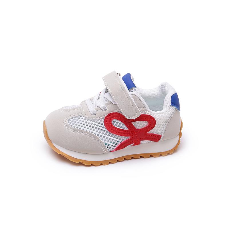 Children's Forrest Gump shoes spring and summer breathable mesh sneakers girls board shoes boys low-top running shoes baby white shoes