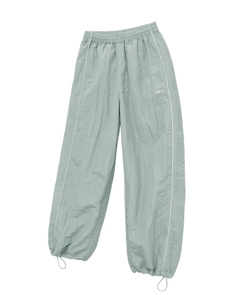 FILLUMINATE Piping Line Nylon Pants - Light Grey