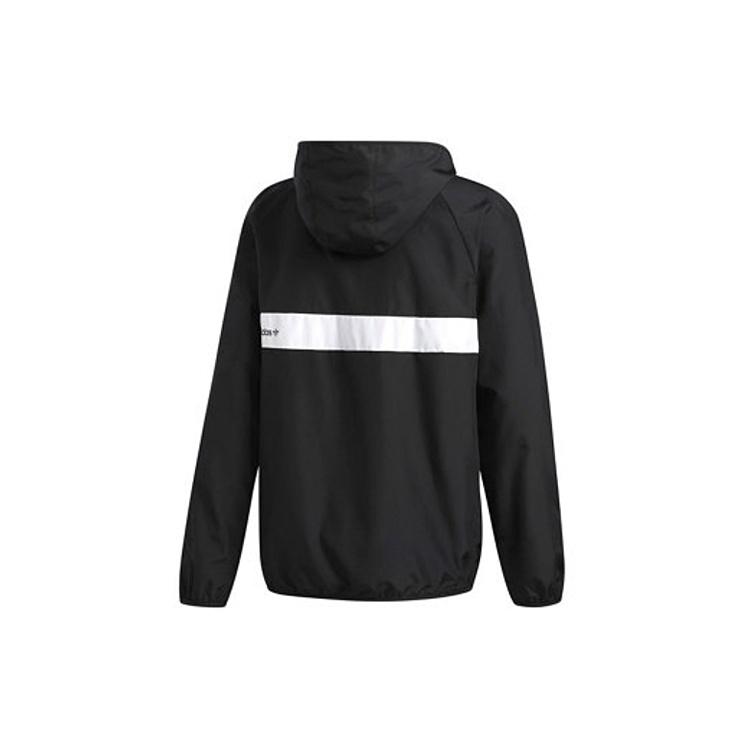 adidas Originals Casual Sports Windproof Woven Jacket Black Men's DH3872