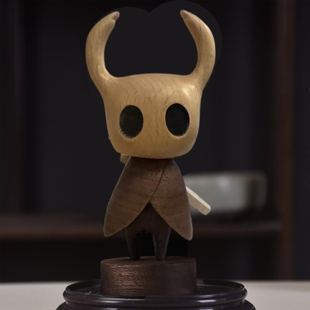 Interesting Little Knight Wooden Desktop Ornaments, Cute Character Art Crafts