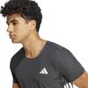 Adidas Adizero Running Short Sleeve Black Size M Men's T-Shirt, JOM26, (JF3473),