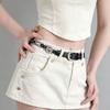 Y2K Bohemian Style Belts Thin Ethnic Style Waistband Punk Metal Carved Belts  Jeans Decorative