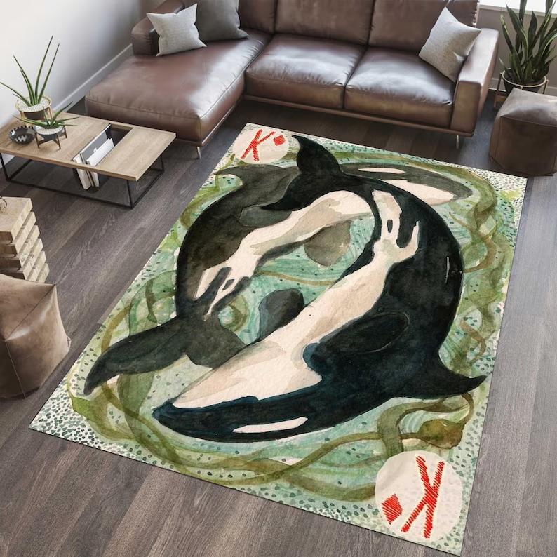 

Tropical Ocean Rug Beach Landscape Rug Sea Rug Landscape Rugs Summer Rug Gifts Dining Room Rug Coastal Rug Blue Rugs 40X60CM