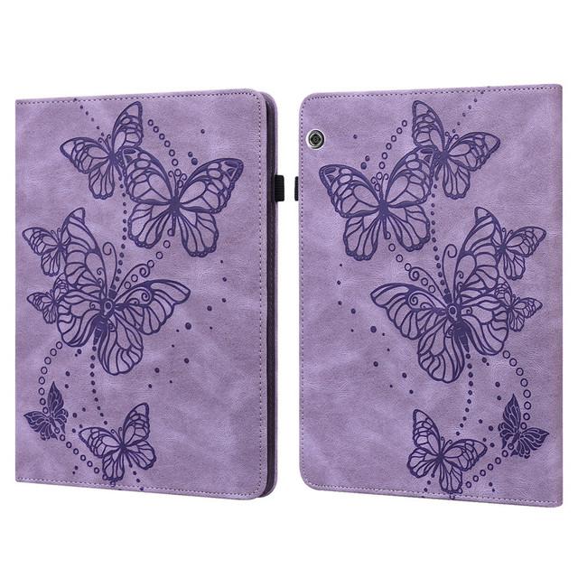 Tablet Case For Huawei Media Pad T5 Case Ags2-l09 W09 Cute Flower Butterfly Embossed Tablet For Funda Huawei Mediapad T5 10 1 Case Cover